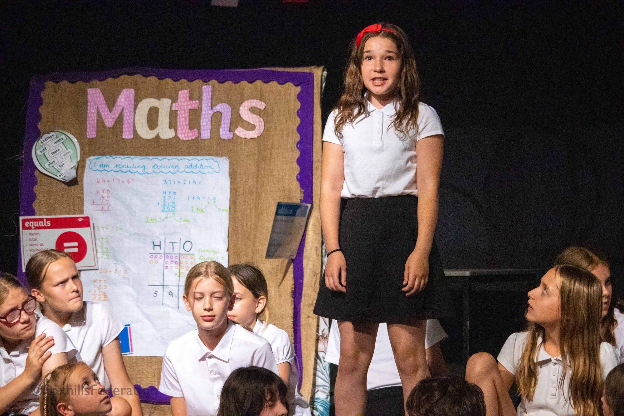 Matilda sings a song